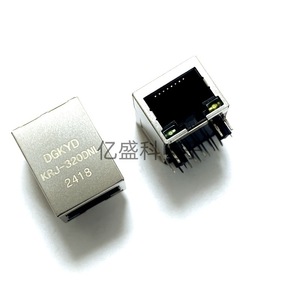 Conector RJ45 Dgkyd Krj-320dnl 8p8c de Pasante, Transformador de Interfaz de Red, Conectores Ethernet - Product Image 1