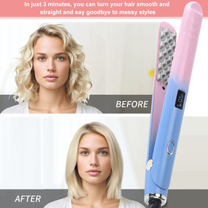 Plancha <span class=keywords><strong>de</strong></span> <span class=keywords><strong>pelo</strong></span> Fat Iron 2 en 1 Plancha <span class=keywords><strong>de</strong></span> <span class=keywords><strong>pelo</strong></span> multifuncional <span class=keywords><strong>Rizador</strong></span> <span class=keywords><strong>de</strong></span> <span class=keywords><strong>pelo</strong></span> y alisador - Product Image 2