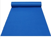 YC-CP01-05 de gros bleu tissé en peluche PVC extérieur tapis d'événement pour salle de mariage