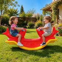 Balançoire d'intérieur pour enfants en forme de poisson, deux places avec poignées, prix d'usine, pour la crèche, la salle de jeux, la maternelle, la maison