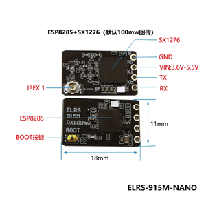 Receptor BAYCK ELRS 915MHz / 2.4GHz NANO ExpressLRS con Antena Tipo T, Admite Actualización WiFi para Drones RC FPV - Product Image 6