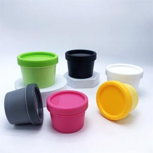 กระปุกพลาสติกปากกว้าง 100 กรัม สำหรับใส่ไอศกรีม ครีมบำรุงผิวหน้า ครีมดูแลผิว หรือมาส์กหน้า พร้อมฝาปิด - Product Image 2