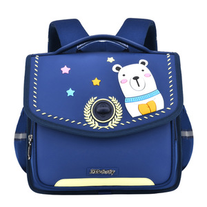 Zmbaby Cartoon <b>Backpack</b> For Elementary Students Boys Grades 2 5 <b>Waterproof</b> <b>School</b> Bag With Low Tide Design - Product Image 5
