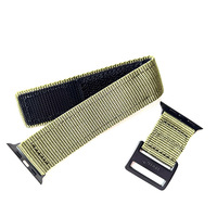 Bracelets de montre en tissu sport personnalisés en usine Bracelets de montre en nylon de remplacement 42 49MM pour Apple Watch Band Ultra Moonswatch