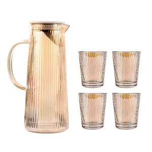 Стеклянный кувшин, термостойкая стеклянная посуда для сока, стакан для питьевой воды, стеклянный кувшин для чашки