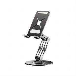 Adjustable Metal Desktop Phone Stand Stretchable Multifunctional <b>Tablet</b> <b>Holder</b> Rotating Foldable Design Dashboard - Product Image 1