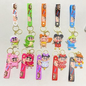 Llavero de PVC con diseño de dibujos animados de Crayon Shin-chan, divertido colgante para bolso, color personalizado, decoración publicitaria, venta al por mayor - Product Image 5