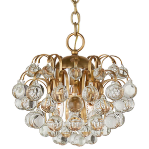 Lámpara Colgante de Estilo Mid-Century, de Latón de Lujo, con Cristales Vintage, para Sala de Estar, Comedor, Cocina, 110V - Product Image 3