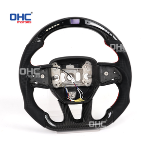 Volant en fibre de carbone avec écran LED intelligent pour <span class=keywords><strong>Dodge</strong></span> Challenger Charger <span class=keywords><strong>Durango</strong></span> <span class=keywords><strong>2015</strong></span>-2024, expédié depuis l'entrepôt américain - Product Image 5