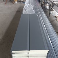 Panneaux sandwich d'isolation thermique pour bâtiments résidentiels, revêtement extérieur imperméable en polyuréthane décoratif, bardage métallique