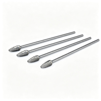 Fraise rotative en carbure à tige extra longue de 3 mm et 6 mm pour le meulage et le polissage de trous profonds – Approvisionnement direct usine