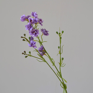 Flores de Delphinium Púrpuras Modernas, Flores Artificiales de Tacto Real para Decoración de Bodas, Flores de Delphinium de Tacto Real al por Mayor - Product Image 6