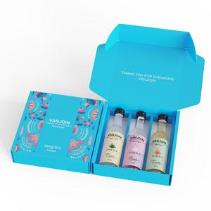 Kit personnalisé <span class=keywords><strong>de</strong></span> mini-bouteilles en verre vides pour spiritueux 50 ml/100 ml, boîte cadeau pour whisky, vodka, gin, <span class=keywords><strong>rhum</strong></span> avec bouchon à vis - Product Image 2