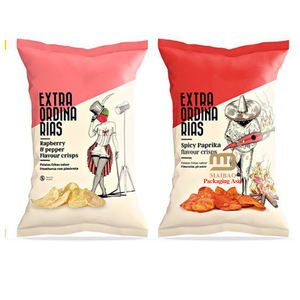 50g 100g 250g 500g 1kg feuille d'aluminium sac d'emballage thermoscellé pour collations étanche à l'humidité croustilles plantain pour pochette à biscuits - Product Image 6