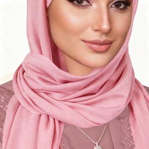 Hijab largo de gasa floral para mujeres musulmanas bufanda Hijab de alta calidad paquete al por mayor - Product Image 4