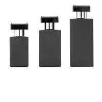 Flacon de parfum en verre élégant de 30 ml, 50 ml, 100 ml, flacon de parfum vide de luxe avec boîte pour cadeau d'anniversaire