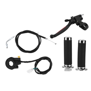 Kit de manillar de <span class=keywords><strong>embrague</strong></span> y acelerador, repuesto ergonómico impermeable para bicicleta motorizada con motor de 49cc, 60cc, 66cc, 80cc - Product Image 4