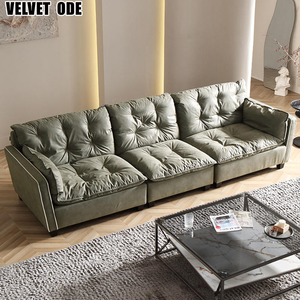 Nuevo Sofá Sorrento, Estilo Nórdico Italiano Moderno de Lujo, Forma Curva, Cómodo y Transpirable, para Sala de Estar, Apartamento o Villa - Product Image 5