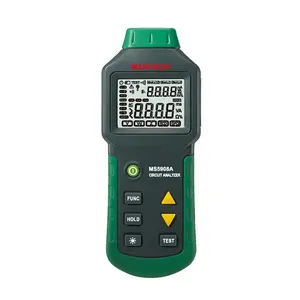 MASTECH MS5908A/MS5908C AC100-240V LCD-Leistungsschalter-Analysator RCD-Tester mit Spannung GFCI Meter Mastech Socket Tester