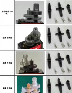 Servo MG90S Mejorado con Engranaje Metálico ES08MA 3D Fly 450, Placa de Eje Recto Eléctrica para Modelos de Aviones, 4.8V-6V Analógico - Product Image 6