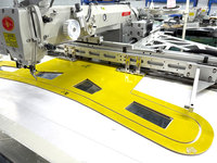 Máquina de Coser Computarizada de Gran Área LVBU-120*45cm, Máquina de Coser Automática CNC para Tapicería de Asientos de Auto y Bolsos de Cuero