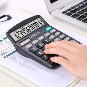 คอมิกซ์ C-837C เครื่องคิดเลขตั้งโต๊ะ 12 หลัก สำหรับสำนักงานการเงิน นักเรียน - Product Image 2