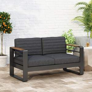 DB Giovanna loveseat เฟอร์นิเจอร์ลานบ้านที่ทันสมัยเพื่อความสะดวกสบายกลางแจ้ง - Product Image 1