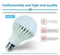 Ampoule LED à commande sonore et lumineuse, vente en gros, éclairage d'escalier, lampes à capteur, induction vocale intelligente, culot E27, 6500K
