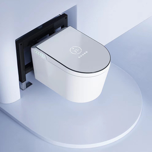 โถสุขภัณฑ์อัจฉริยะแบบแขวนผนังสีขาว พร้อมถังเก็บน้ำ SUS304 - Product Image 2