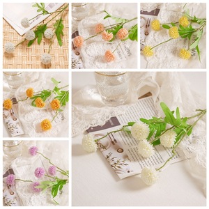 Fleurs artificielles Ningyu MW66787 en tissu tissé, décoration de mariage, décoration de la maison, bouquet multicolore - Product Image 3