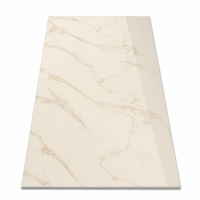Plaque de marbre UV résistante à l'humidité, panneau de marbre UV durable pour la décoration murale intérieure d'appartements