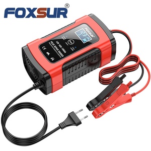 Cargador de Batería de Coche FOXSUR 12V 5A, Reparación Inteligente Automática por Pulsos, para Baterías AGM, GEL, EFB de Ciclo Profundo, Cargador de Batería de Plomo-Ácido 12v5a - Product Image 1