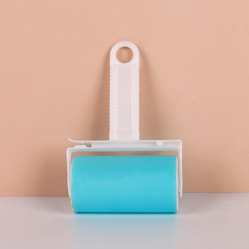 Rouleau de cheveux adhésif de lavage moyen [bleu]