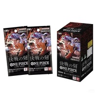 Opcg OP16 Battle Moment Édition Japonaise Boîte complète de 26 paquets Cartes en papier scellées sous film original pour les 14 ans et plus