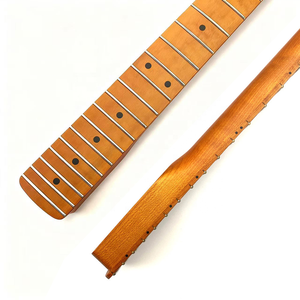 Mástil de Guitarra de Arce Tostado de 22 Trastes con Acabado Nitro Personalizado para Reemplazo de Guitarra ST, Gran Venta - Product Image 6