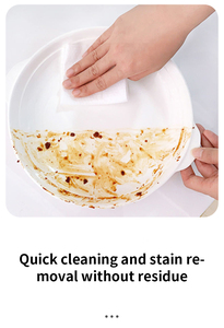 Vente en gros <span class=keywords><strong>de</strong></span> 80 lingettes nettoyantes pour cuisine, sans alcool, extra grandes, extra épaisses, pour éliminer la graisse rapidement - Product Image 3