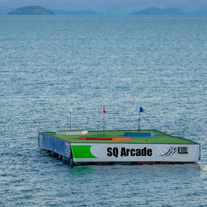 Nouveau design, mini-golf portable, tapis de putting aquatique flottant pour l'entraînement en extérieur, tapis de golf flottant sur mesure - Product Image 3