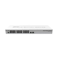 MikroTik CRS326-24G-2S+RM Commutateur Géré 24 Ports 10 Gigabit 24xGbit LAN 2xSFP+ Montable en Rack Routeur-Commutateur Cloud d'Entreprise Couche 3