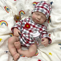 20 inç Gerçekçi Erkek/Kız Pascale Emzikli Reborn Bebek Koleksiyonu, Sergileme İçin Anatomik Olarak Doğru Silikon Bebek