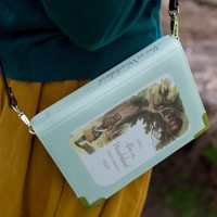 Sac à main à thème de livre pour les amoureux littéraires couverture biblique sac à bandoulière couverture de livre en cuir PU avec bandoulière
