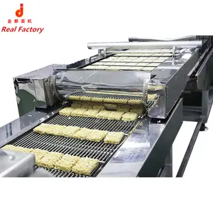 Çin profesyonel sanayi anında erişte üretimi yarı otomatik kızarmış hızlı makarna makinesi