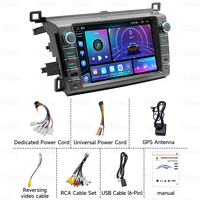 Radio para Auto BQCC de 7 Pulgadas con Android Octa Core para Toyota RAV4 2013-2018, Carplay, GPS, DSP, 4G, Autoradio Compatible, Pantalla LED Multicolor, Estéreo