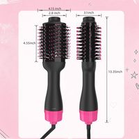 Peigne lisseur professionnel 3 en 1 à prix d'usine Brosse sèche-cheveux rotative électrique à air chaud