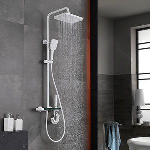 Màu sắc ánh sáng tắm vòi hoa sen kết hợp Vòi trộn tĩnh nhiệt phòng tắm vòi hoa sen đặt - Product Image 5