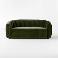 Fauteuil d'appoint pivotant en tissu pour la maison Chaises longues occasionnelles de luxe Chaise italienne moderne en velours pour le salon de luxe