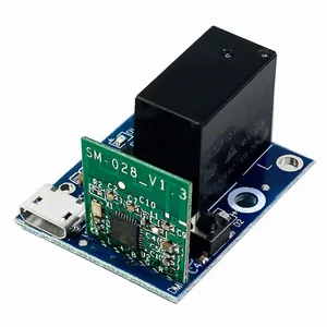 1CH DC 5V 홈 오토메이션 전기 WiFi 릴레이 모듈 USB 인치 셀플록 건식 접촉 수신기