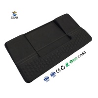 Repose-poignets pour clavier, tapis de souris pour jeux sur ordinateur, tapis de bureau, tapis de souris ergonomique en mousse à mémoire de forme avec base en gel PU antidérapante pour le bureau
