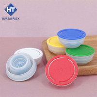 Bouchons Flexspout en plastique colorés de 32 mm et 42 mm de diamètre, vente en gros d'usine, pour boîtes de conserve