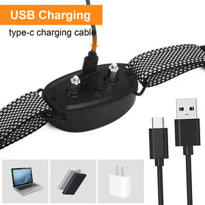 विरोधी बार्क डॉग कॉलर कोई बार्किंग ऑटो प्रशिक्षण कॉलर कुत्तों के लिए बिजली के झटके कंपन बीप रिचार्जेबल पालतू कुत्ते के सामान - Product Image 4