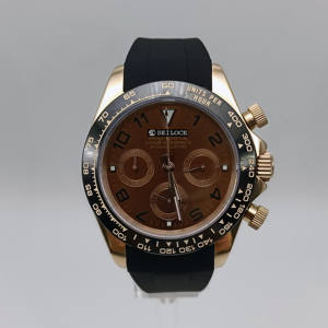 Montre-bracelet à quartz SEILOCE en acier inoxydable 39 mm avec aiguilles lumineuses, mouvement Vk63, chronographe, personnalisable avec votre propre logo pour homme - Product Image 5